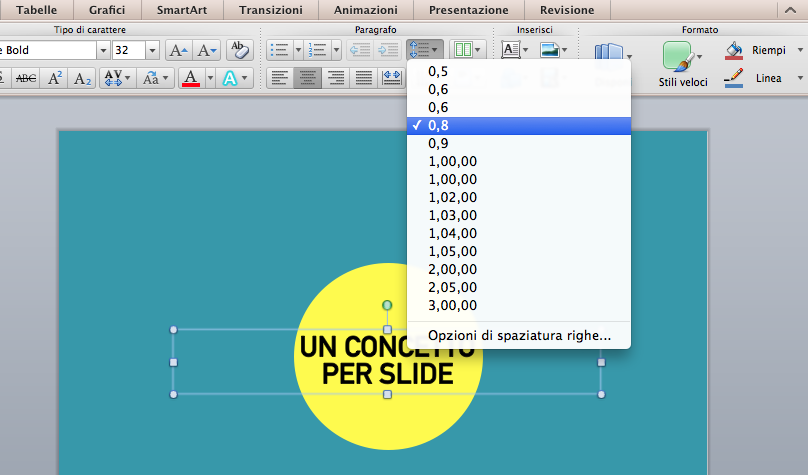 modificare-interlinea